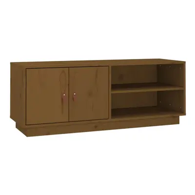 (Honey brown) vidaXL Solid Wood Pine TV Cabinet TV Console Media Unit Cabinet Multi Colours