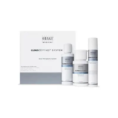 Obagi Clenziderm Md System Pcs Set: Oz Cleanser + Oz Pore Therapy + 1.6 Lotion