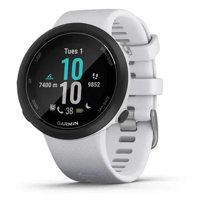 (One Size, White Stone) Garmin Swim Swimming Smartwatch