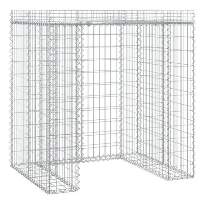 (110 x x cm) vidaXL Gabion Wall for Garbage Bin Gabion Cage Stone Cage Wall Galvanised Iron