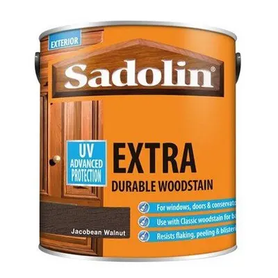 Sadolin Extra Durable Woodstain Jacobean Walnut 2.5 Litre