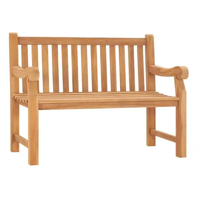 vidaXL Solid Teak Wood Garden Bench Outdoor Patio Extra Heavy Bench Seating