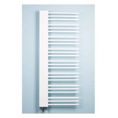 (White, 1460x600mm) WarmeHaus Stylish Bathroom Heated Warming Towel Rail Radiator Central Heatin