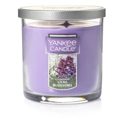 Yankee Candle Lilac Blossoms Scented, Classic 7oz Small Tumbler Single Wick Candle, Over Hours o