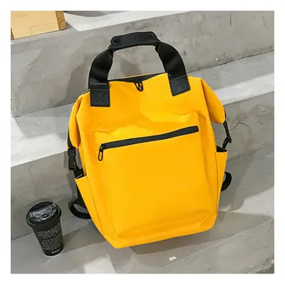 (Yellow) 26L Women Men Backpack Rucksack Waterproof Oxford Satchel Shoulder School Bag Handbag O