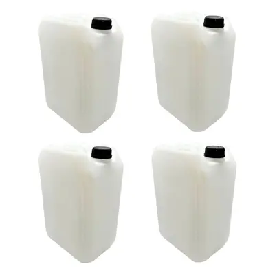 Hexeal Empty 25L Bottle and Cap x | For Liquids, Refillable, Stackable, HDPE and UN Approved