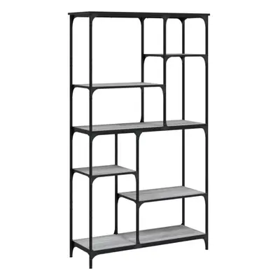 (grey sonoma, x 35.5 x cm) vidaXL Bookshelf Office Storage Cabinet Book Shelf Engineered Wood an