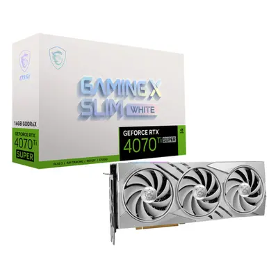 MSI GeForce RTX Ti SUPER 16G GAMING X SLIM WHITE - graphics card - GeForce RTX Ti Super - GB - w