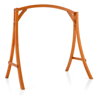 Patio Wood Swing Frame A-Frame Porch Swing Stand 300kg Load Capacity