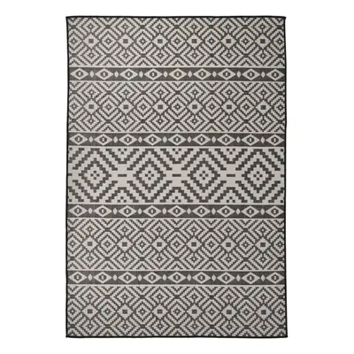 (black stripes, x cm) vidaXL Outdoor Flatweave Rug Patio Garden Runner Mat Area Rug Floor Carpet