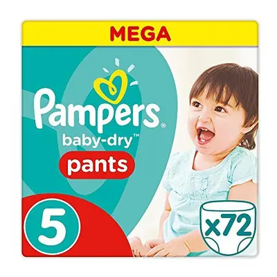 Pampers Baby-Dry Nappies - Batch of - Size 5, 11-18Â kg