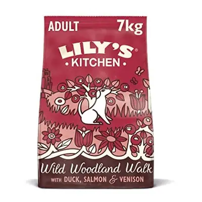 Lily's Kitchen Natural Adult Dry Dog Food Duck Salmon & Venison Grain-Free Recipe 7kg