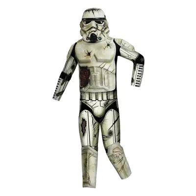 (L, White/Black) Star Wars Childrens/Kids Death Trooper Costume