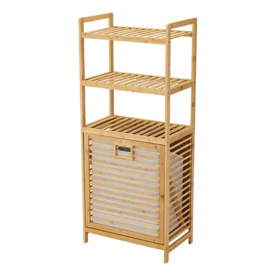 (50cm W x 30cm D x 119cm H) Freestanding Bamboo Laundry Hamper