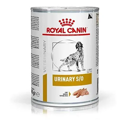 Royal Canin Urinary S/O Veterinary Health Nutrition Dog Food x 410g Wet Loaf in Can