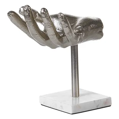 Figurine Hand MANUK Metal Silver