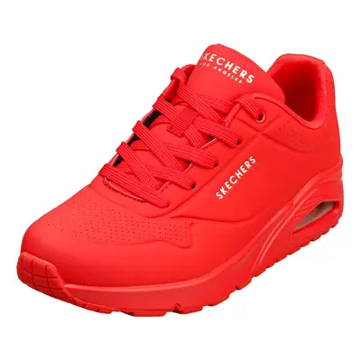 Skechers Uno Womens Fashion Trainers in Red - UK