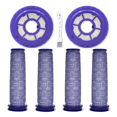 Promotion!2 Pack Hepa Post Filter & Pack Pre Filter Replacement for Dyson DC41, DC65, DC66 Anima