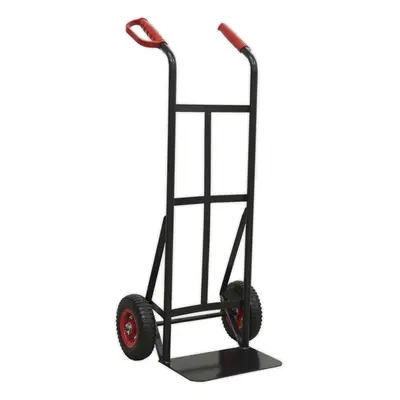 200kg Heavy-Duty Sack Truck PU Tyres - D-Shaped Handgrips - Steel Construction