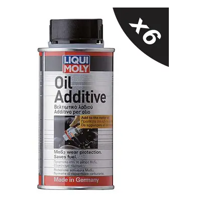 6x Liqui Moly MoS2 Oil Additive 125ml Low-Viscosity Increases Smooth Operation