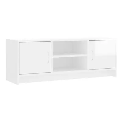 (high gloss white) vidaXL TV Cabinet TV Stand Media Console High Gloss White Engineered Wood