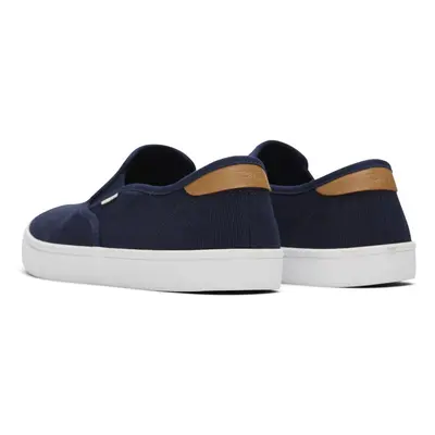 (Blue, (Adults')) TOMS Baja Jute Men's Navy Espadrilles