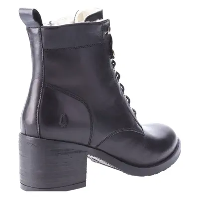 (Black, (Adults')) Hush Puppies Harriet Leather Women's Black Boots