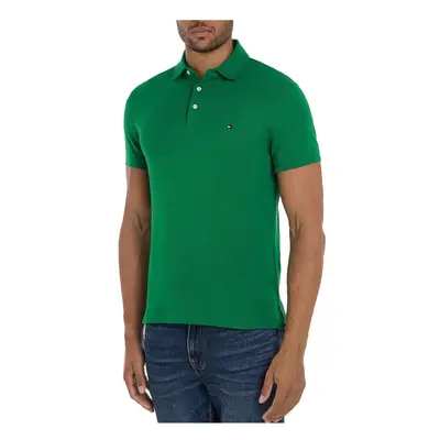 (Green, XL) Tommy Hilfiger Mens Polo Shirts Cotton T-Shirt