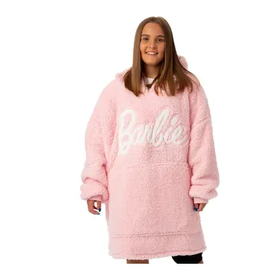 Barbie Womens/Ladies Sherpa Hoodie Blanket