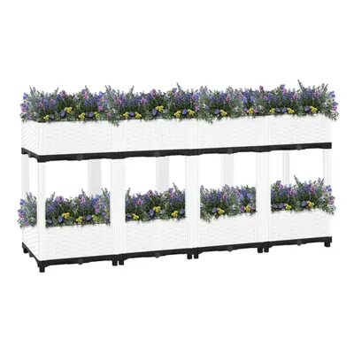 (160 x x cm) vidaXL Raised Bed Polypropylene Garden Planter Pot Planting Box Flower Pot