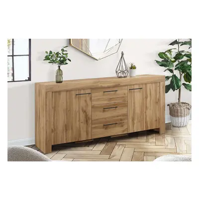 Oak Sideboard New Drawer Door Birlea Compton Storage Cabinet