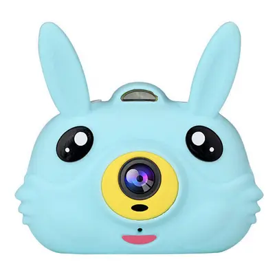 (Blue) HD Children Mini Digital Camera Kids Toys Camcorder Gift Toddler Video Recorder with Dual