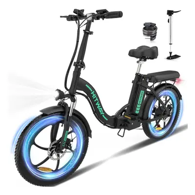 E-bike Foldable Electric Bicycle with Fat Tire and 250W City Bike