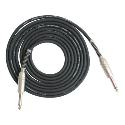 (Black) 3m Guitar Cable 6.5mm Jack Audio Cable for Guitar Mixer Amplifier Bass