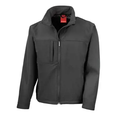 (S, Black) Result Mens Classic Soft Shell Jacket