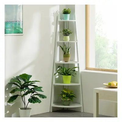 5-Tier Modern Corner Ladder Shelf Plant Stand