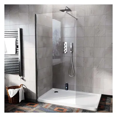 900 Side Panel Shower Enclosure 5mm Safety Glass | Heddle