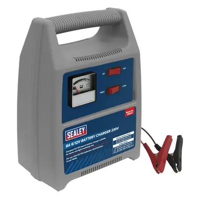 8A Lead Acid Battery Charger - / Volt - Ammeter Display - 230V Power Supply