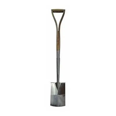 Faithfull FAIPRESBSSS Prestige Stainless Steel Border Spade Ash Handle