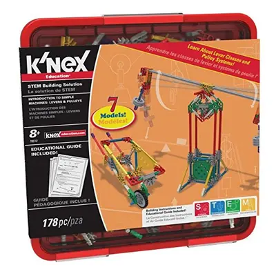 K'NEX Intro to Simple Machines: Levers and Pulleys Building Set, Educational Toys for Kids, Piec