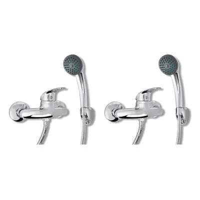 vidaXL 2x Mixer Showers Bathroom Accessory Faucet Tap Head Plumbing Fixture