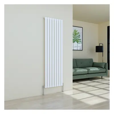 (1800 x 546mm Single, White) Flat Panel Designer Radiator