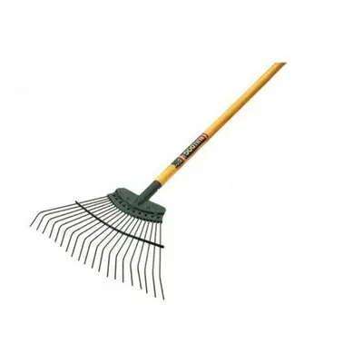 Bulldog 9128N Premier Springbok Lawn Rake 48" Wooden Handle