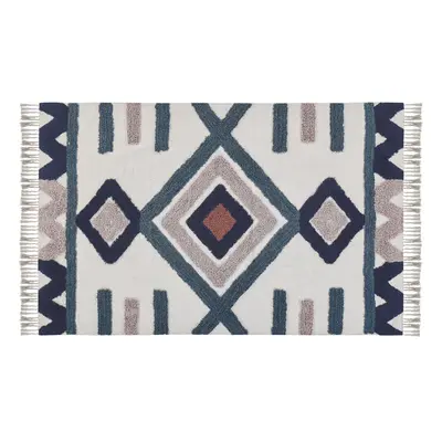 Rectangular Cotton Area Rug x cm Multicolour KOZLU