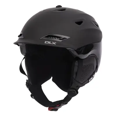 (L, Black/Black) Trespass Adults Renko DLX Ski Helmet