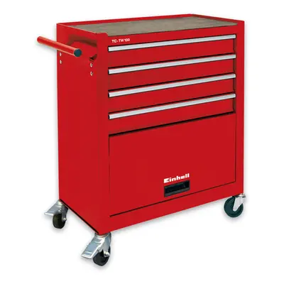 Einhell Workshop Trolley Storage Unit With Wheels TC-TW Lockable Red