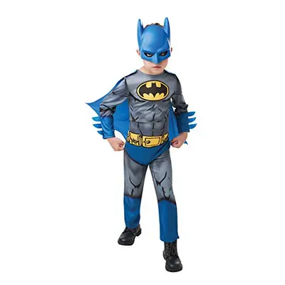 Rubie's Official Batman Comic Child's Classic Costume, Superhero Fancy Dress, Child's Size Small