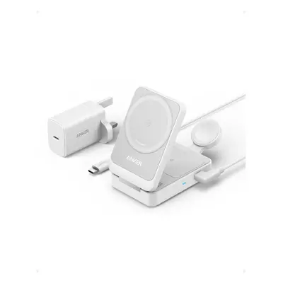 MagGo 3-in-1 Wireless Charging Station, MagSafe Charger Compatible, Qi2 Certified 15W Wireless S