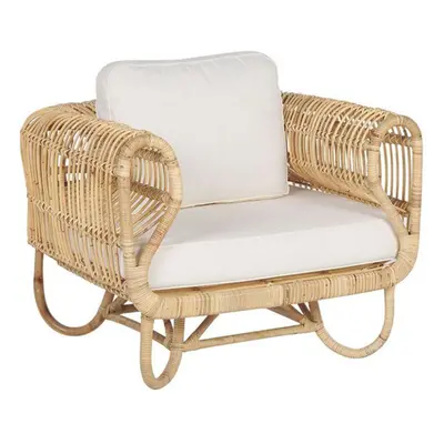 Garden Armchair DOLCEDO Rattan Natural