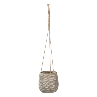 Hanging Plant Pot cm Taupe LIVADIA